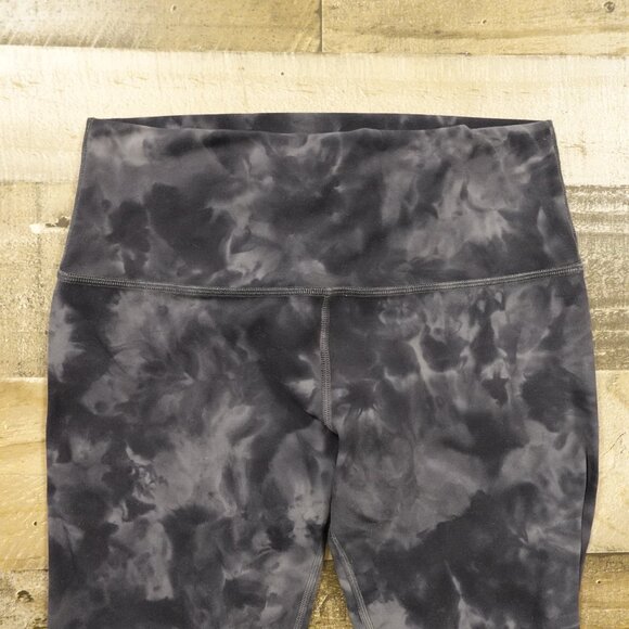 Lululemon Align Pant 25” Diamond Dye Pitch Grey Graphite Grey Women’s Size 8 - Picture 2 of 11